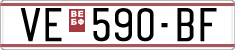 License plate of North Macedonia, Regular plates (1993)