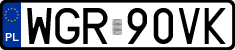 License plates of Poland, Regular car plates