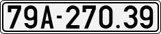 License plate of Vietnam, Cars
