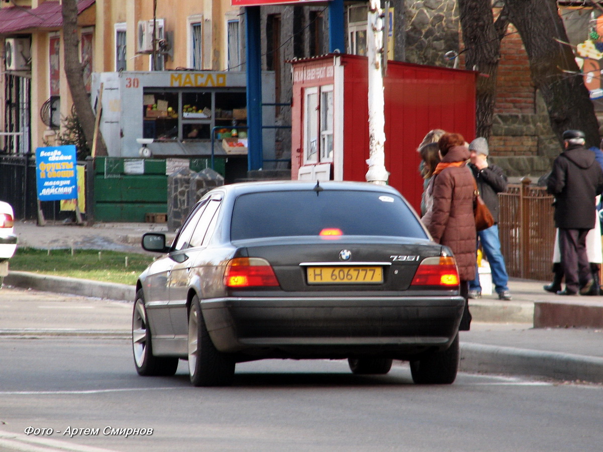 H 606777, BMW 7 Series 3rd gen (E38), 1995–2001