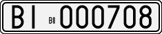 License plate of Italy, Cars (1927 year series)