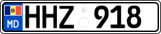 License plate of Moldova, Cars (2015)