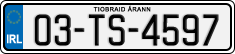 License plate of Ireland, Regular plates