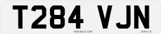 License plate of the United Kingdom, 1983 year system