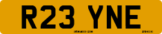 License plate of the United Kingdom, 1983 year system
