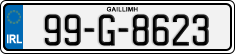 License plate of Ireland, Regular plates