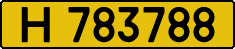 License plate Kazakhstan, Foreign citizens and enterprises