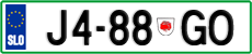 License plate of Slovenia, Trailers