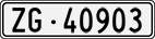 License plate of Switzerland, Cars