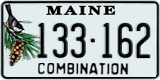 Maine, Specialty plates (123-456)