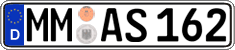 German license plate, Regular plates