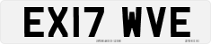 License plate of the United Kingdom, 2001 year system