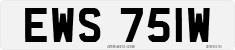 License plate of the United Kingdom, 1963 year system