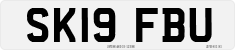 License plate of the United Kingdom, 2001 year system
