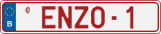 License plate of Belgium, Vanity Plates (2014)