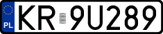 License plates of Poland, Regular car plates