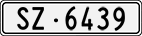License plate of Switzerland, Cars