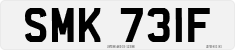 License plate of the United Kingdom, 1963 year system