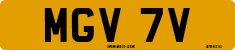 License plate of the United Kingdom, 1963 year system