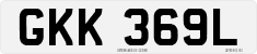 License plate of the United Kingdom, 1963 year system