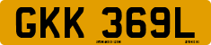 License plate of the United Kingdom, 1963 year system