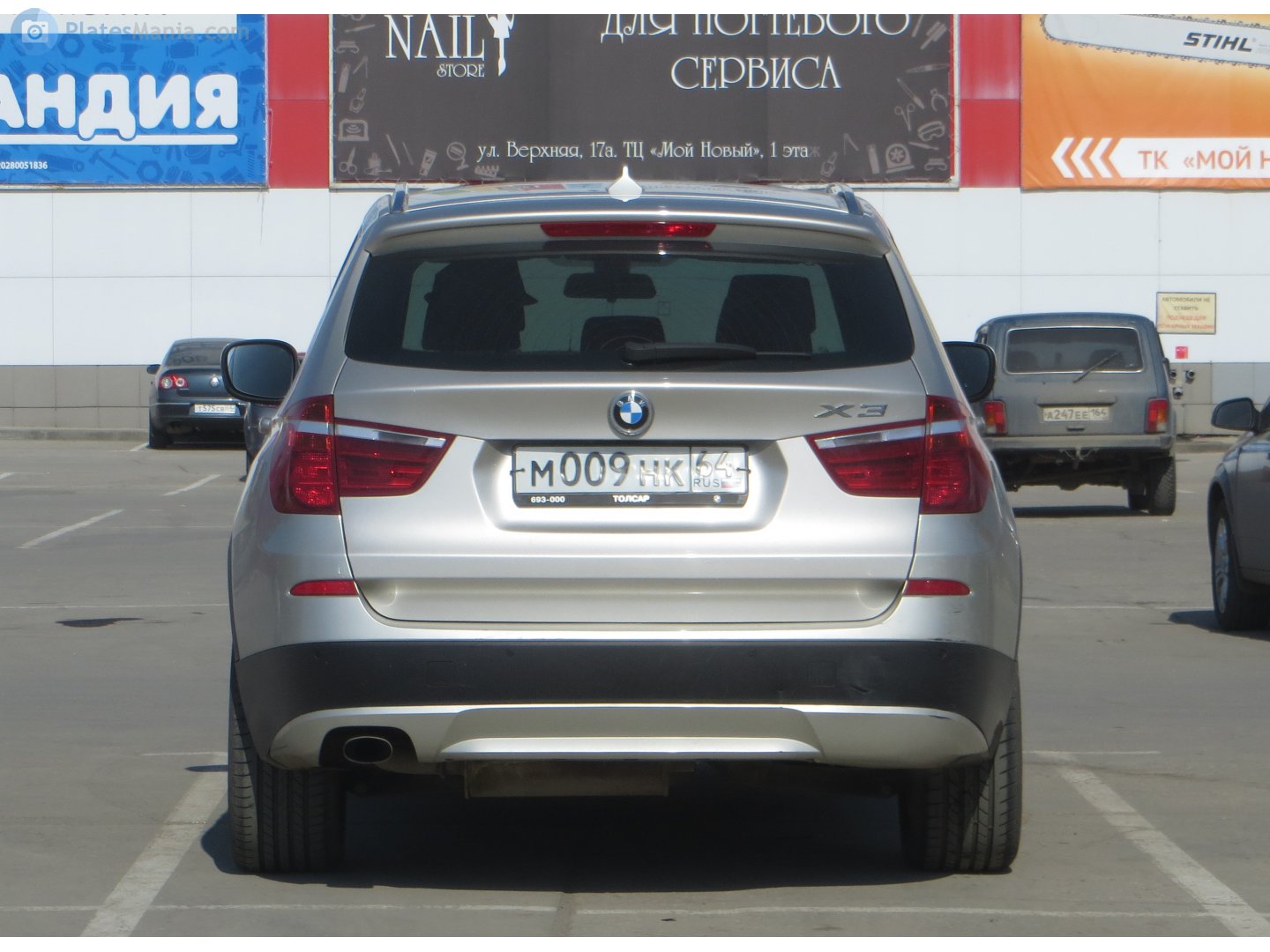 м 009 нк 64, BMW X3 2nd gen (F25), 2010–2017 (don't set)