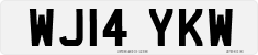 License plate of the United Kingdom, 2001 year system