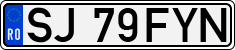 License plate of Romania, Regular plates