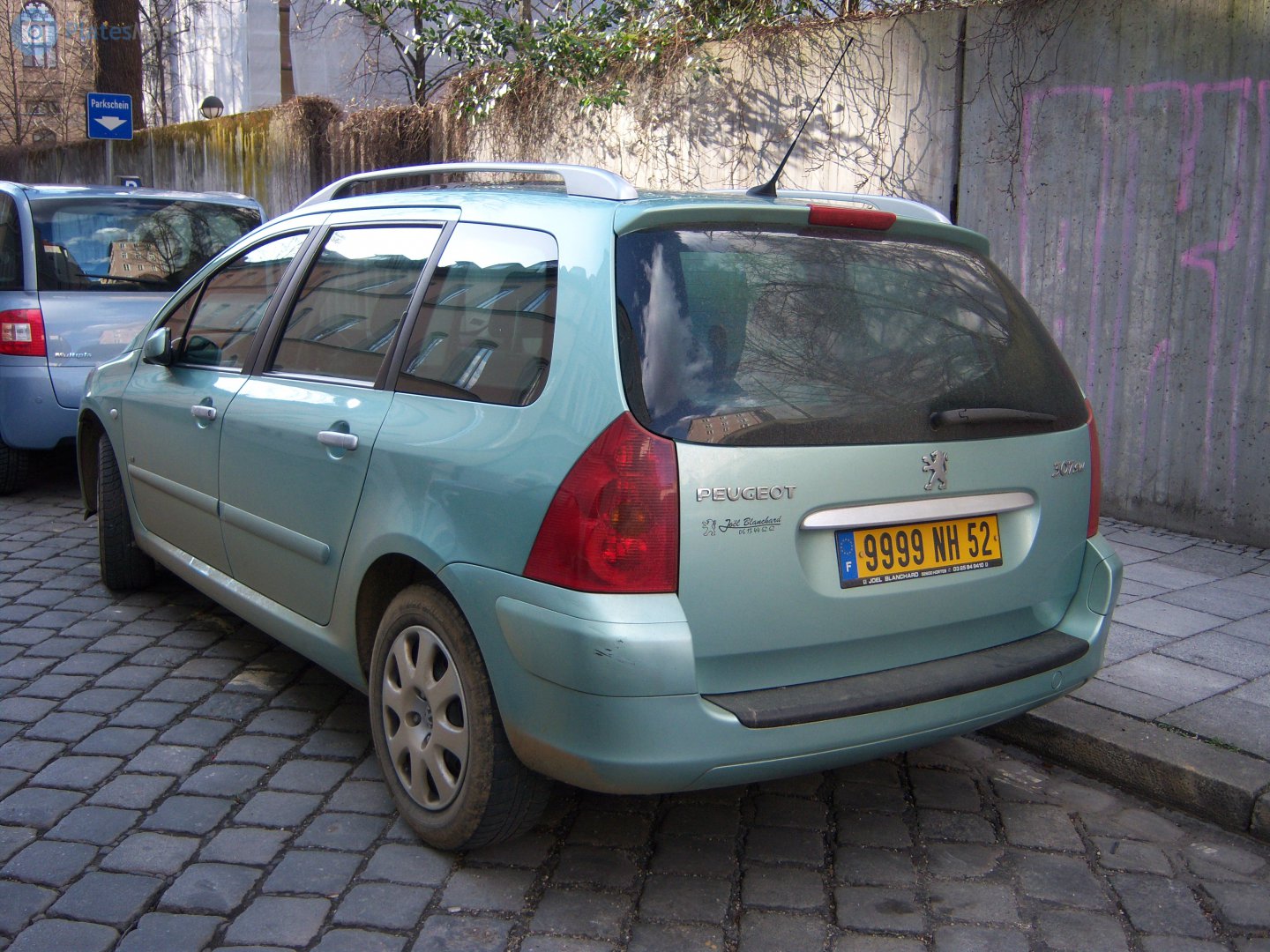 9999 NH 52, Peugeot 307 1st gen Break/SW (T5/T6), 2002–2008 (–2011 for LATAM-market)