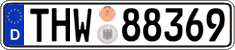 German license plate, Authorities and federal agencies
