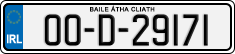 License plate of Ireland, Regular plates