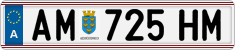 License plate of Austria, Regular plates