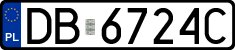 License plates of Poland, Regular car plates