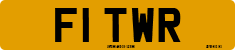 License plate of the United Kingdom, 1983 year system