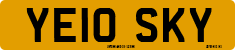 License plate of the United Kingdom, 2001 year system