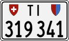 License plate of Switzerland, Cars