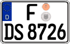German license plate, Regular plates