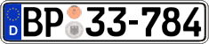 German license plate, Authorities and federal agencies