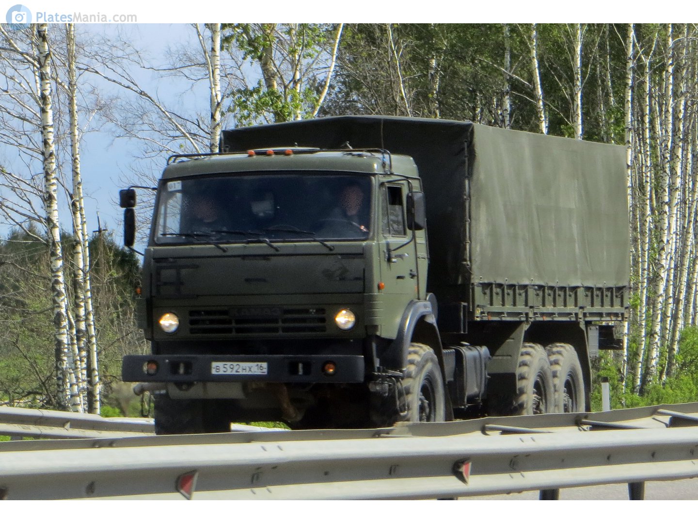 в 592 нх 16, KamAZ 5350 53501 Мустанг (Mustang), 2007–