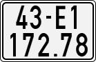 License plate of Vietnam, Motorcycles