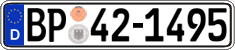 German license plate, Authorities and federal agencies