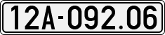 License plate of Vietnam, Cars