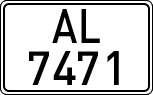 License plates of Spain, 1900 year series