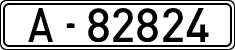 License plates of Spain, 1900 year series