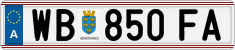 License plate of Austria, Regular plates