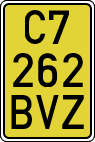 License plates of Spain, Specialty plates