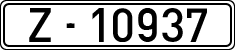 License plates of Spain, 1900 year series