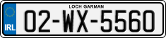 License plate of Ireland, Regular plates