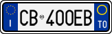 License plate of Italy, Cars (1994 year series)