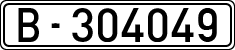 License plates of Spain, 1900 year series